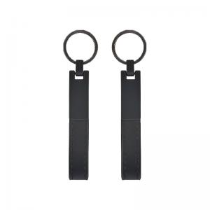 Çift Taraflı Metal Suni̇ Deri̇ Anahtarlık