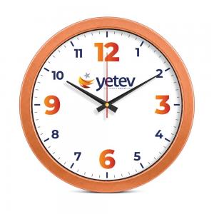 Metalize Duvar Saati ( Ø 30 cm )