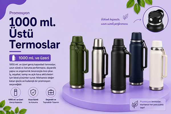 1000 Ml Üzeri Termoslar